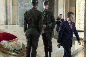 Bakan kılı&ccedil; Anıtkabir'de