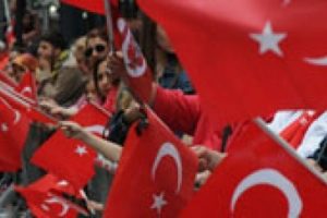 New York kırmızı beyaz