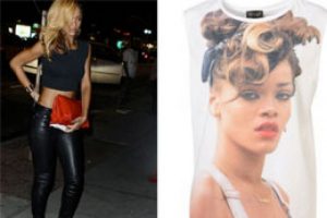 Rihanna'yı &ccedil;ıldırtan tiş&ouml;rt!