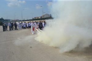 BESAŞ'ta yangın tatbikatı
