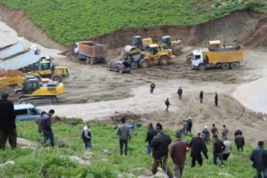 K&ouml;yl&uuml;lerden karakol inşaatına tepki