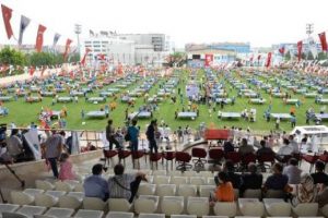 1360 sporcu tenis oynadı