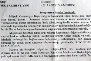 'İnek Şaban'a takipsizlik kararı