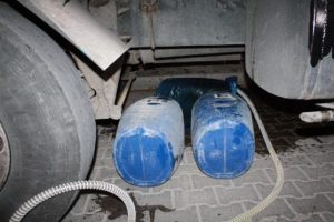 Mazot hırsızlarına su&ccedil;&uuml;st&uuml;