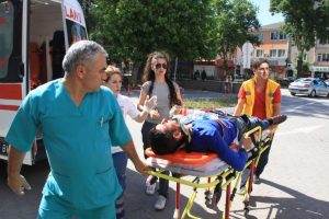 Bursa'da motosiklet kazası