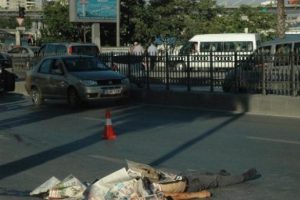 Hata yapan yayaya cip &ccedil;arptı