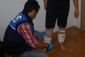 Bu da bacakta uyuşturucu ka&ccedil;ak&ccedil;ılığı