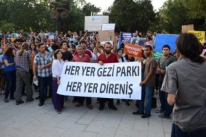 Gezi Parkı protestosuna 500 kişilik destek