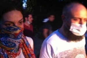 Berg&uuml;zar Korel ve Halit Ergen&ccedil;'de Taksim Gezi Parkı'nda