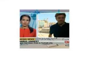 CNN International muhabiri yayını yarıda bıraktı!
