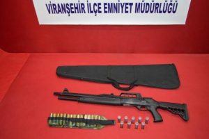 Viranşehir'de tabanca ve t&uuml;fek ele ge&ccedil;irildi