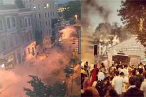 Taksim'de şenlik Beşiktaş'ta gerginlik