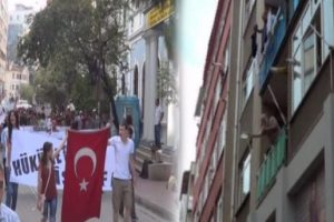 G&ouml;stericilere kızıp, &ccedil;eki&ccedil; fırlattı!