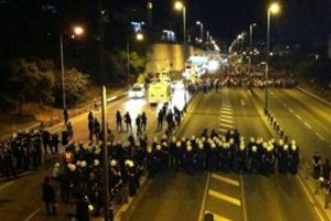 Kadık&ouml;y'de polis barikatı kuruldu!