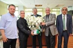 Bozbey'den Bursaspor'a 50'nci yıl ziyareti