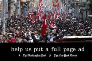 New York Times'a ilan i&ccedil;in internet seferberliği