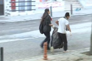 Gezi Parkı'nda temizlik var