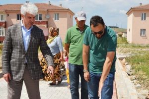 İneg&ouml;l Afet Evleri &ccedil;amurdan kurtuldu