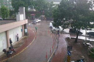 Bursa'da dolu yağışı