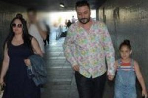 Eski eşiyle arasındaki buzları eritti