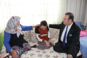 Annenin 28 yıllık feryadını kaymakam duydu