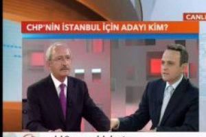 Kılı&ccedil;daroğlu'na canlı yayında TV kanalınız var mı sorusu