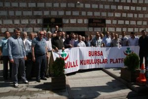 Bursa'dan Gezi Parkı'na tepki