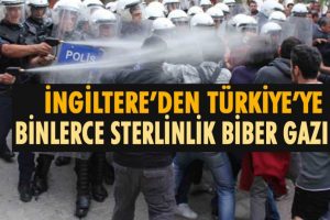 'İngiltere, T&uuml;rkiye'ye biber gazı satışını yasaklasın' &ccedil;ağrısı