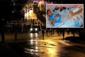 &Ccedil;ocuğu k&ouml;pr&uuml;den atan g&ouml;sterici aranıyor