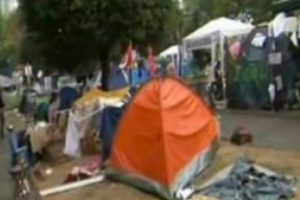 Gezi Parkı'na yağmur yağarsa