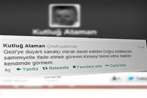 Kutluğ Ataman Independent'te "Gezi"yi yazdı