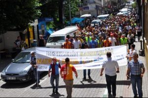 4 b&uuml;y&uuml;k takım taraftarlarından 'madene hayır' y&uuml;r&uuml;y&uuml;ş&uuml;