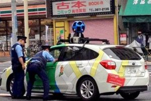 Japon polis Google'ın aracını durdurdu
