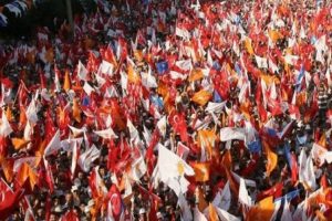 İki &uuml;lkede Başbakan Erdoğan'a destek mitingi