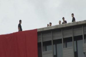 AKM'de hatıra fotoğrafı
