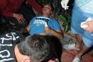 Provokat&ouml;rler g&uuml;venlik kamerasına yansıdı