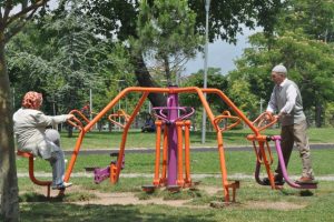 Merinos Parkı'nda spor zamanı