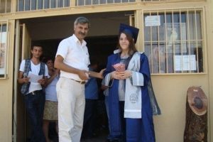 Okul birincisine  tatil &ouml;d&uuml;l&uuml;