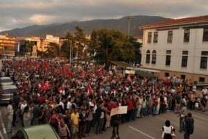 Bursa'da Gezi Parkı protestosuna destek eylemi