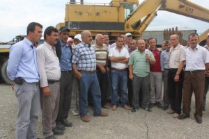 50 baraj iş&ccedil;isi iş bıraktı