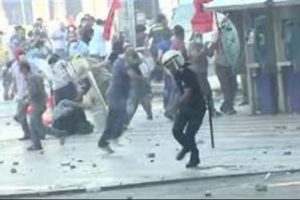 Ethem Sarıs&uuml;l&uuml;k 4.8 metreden vuruldu