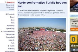 Hollanda haber sitesi de CNN gibi yanılttı