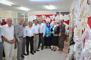 Posoflu kadınlardan g&ouml;z nuru sergisi
