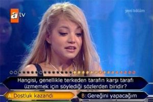 Kim Milyoner Olmak İster'de yarışmacı psikopata bağladı