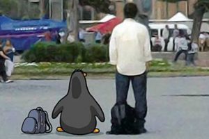 Bu da duran Penguen