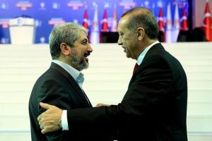 Erdoğan Filistinli liderlerle g&ouml;r&uuml;ş&uuml;yor