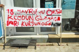 7 kişinin &ouml;ld&uuml;ğ&uuml; işletmeye protesto