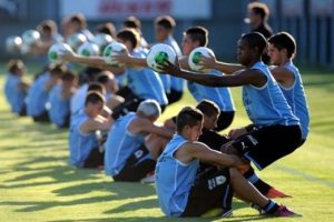 Uruguay, Bursa'daki ilk idmanını yaptı