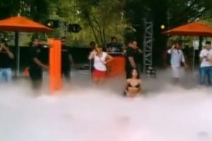 Havuz partisi faciaya d&ouml;n&uuml;yordu!