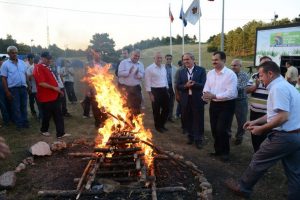 Yiğitali&acute;de ikinci d&ouml;nem kamp ateşi yakıldı